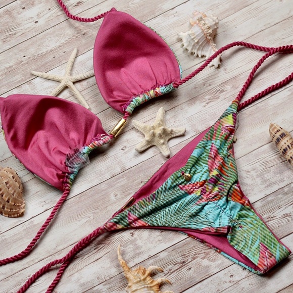 Double face bikini set - top & bottom - 2 piece - Picture 6 of 16